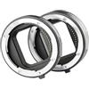 Generico camera lens adapter, Compatibile for Nikon Z5 Z50 Z50II Z6 Z6II Z7 Z7II ZFC Metallo Messa a fuoco automatica Macro Tubo di prolunga Anello adattatore 11mm 18mm,For outdoor photography