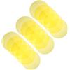 COHEALI 15 Pezzi Filtro Gel LED Rotondo Adesivo Pet Giallo | Diametro 3,8cm, Fogli Diffusori per Illuminazione Interna Casa, Tinta Vivida Resistente allo Sbiadimento
