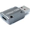 System-S Adattatore USB 3.1 Gen 2 tipo A maschio a tipo C femmina cavo in grigio