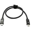System-S Thunderbolt 4 50 cm cavo tipo C maschio a maschio 40 Gbps 240 W cavo adattatore