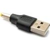 System-S Adattatore DC 20 V 4,8 x 1,7 maschio a USB 2.0, cavo nero
