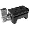 HDOYTXXM Morsetto fotografico professionale con doppie fessure filettate 1/4 3/8 Supporto per guide in alluminio per fissare l ' attrezzatura fotografica Meno adattatore per montaggio fotocamera