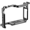Xjdzineq Durability - Gabbia per fotocamera EOS5d2 / 5d3 5d4 / 6d2, include base antiscivolo per viaggi stabili, gabbia per fotocamera DSLR in alluminio con doppio supporto per scarpa fredda