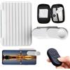 Generic Clip A Specchio Per Fotocamera Dello Smartphone Telecomando Wireless | Clip Kit Specchio Riflettente Per Scatti Telefono Smartphone Rotanti 360 Gradi Per Fotografia All'Aperto E Selfie