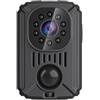 MNMIOIO Body Camera, MD31 Mini PIR Video Body Camera Clip posteriore Fotografia DV Smart HD 1080P Registratore Motion Activated Piccola Nanny Cam for auto