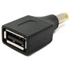 System-S Adattatore DC 20 V 5,5 x 2,5 maschio a USB 2.0, cavo nero