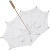 Toyvian Ombrello in Pizzo Bianco Grande, Legno, Accessorio Fotografico | Matrimonio e Danza Ragazzo Ragazza, Design Delicato ed Elegante, Stile Romantico