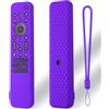 Generic Custodia protettiva in silicone per telecomando Sony RMF-TX810U/RMF-TX811U/RMF-TX910U, antiurto, antiscivolo, custodia protettiva con cordino (viola)