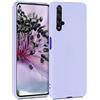 kwmobile Custodia Compatibile con Huawei Nova 5T Cover - Back Case per Smartphone in Silicone TPU - Protezione Gommata - lavanda pastello