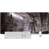 ITBT Fallout 76 Tappetino Mouse Gaming, Grande Anime Mouse Pad XXL 900x400mm Confortevole, Lavabile, 3mm Antiscivolo Tappetino Scrivania Supporto per Ufficio Computer, Adatto per Computer e PC, E