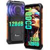 FOSSiBOT F110L Smartphone Rugged 10000mAh, Altoparlante 128dB Telefono indistruttibile, Android 15 12GB+128GB/2TB, Display 6.745" 50MP AI Dual Camera, IP68/69K 4G SIM(2026)