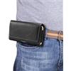 ZORSOME Custodia orizzontale in pelle di alta qualità per iPhone 12,12pro (6.1), 11, XR, custodia da cintura, borsa da uomo per Samsung Galaxy S20 5G, Note10, s10, s20
