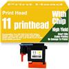 SXLXYOF Per HP Testina di stampa 11 C4810A C4811A C4812A C4813A per HP Designjet 500 510 800 500ps 800ps 1000 1100 1200 2200 2600 2800 70 100 110 Stampanti,Yellow-11 Printhead