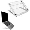 kwmobile Supporto Laptop per Logitech Laptop PC/Portable Monitor/Tablet - Stand PC Portatile - Base da Tavolo per Notebook - bianco