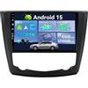 BXLIYER SXAUTO『Built-in 4G LTE/DAB』Android 15-6G+128G Autoradio Per Renault Kadjar (2015-2019) Sat Nav - Wireless CarPlay Android Auto - LED Camera + MIC - Volante WIFI 360-CAM DSP - 2 Din QLED 9 Pollici