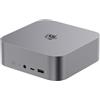 Beelink SER8 Mini PC, AMD Ryzen 8745HS (8 core/16 core, fino a 4.9 GHz), 32 GB di RAM DDR5, SSD 1 TB, 3 schermi (HDMI/DP/USB4), Wi-FI 6/BT5.2/LAN 2,5 GHz, grigio