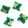 CRUMPS 604 604XL Cartuccia d'inchiostro ricaricabile vuota compatibile con E-pson XP-2200 XP-2205 XP-3200 XP-3205 XP-4200 XP-4205 WF-2910 WF-2950 WF-2935 2930 (Color : One time chip, Size : 1)