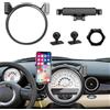 TTCR-II Compatibile con Supporto Cellulare MINI Cooper 2007 2008 2009 2010 2011 2012 2013, R55 Supporto Telefono da Cruscotto, R56 R57 Porta Cellulare Ruotabile a 360° MINI Cooper Accessori