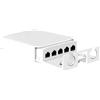 Puleuroy Ripetitore Poe Impermeabile IP55 da 4 Porte per Esterni, 100 Mbps, Switch di Rete da 1 A 4, Estensore Poe per Telecamere IP da 100 M