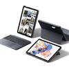 ESR per iPad Air 11 M4/M3/M2 Custodia con tastiera, Supporto multi-angolo | per Air (5/4a Gen), Tastiera magnetica rimovibile, verticale e orizzontale, grande trackpad, DEU QWERTZ, Grigio Scuro
