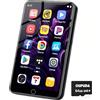 Diofox Android Lettore MP3 con Bluetooth e WiFi, Diofox Lettore MP4 Spotify da 80GB, Amazon Music, Audible, Play Store, Radio FM, Lettore Musicale Digitale con touch screen da 4,0 pollici e Altoparlante-Nero