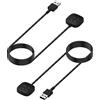 HOMTERN Confezione da 2 caricabatterie magnetici per Fitbit Versa 4/Versa 3 e Sense 2/Sense, cavo di ricarica USB da 1 m, accessori per smartwatch