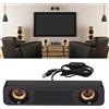 YUYTE Altoparlante per Computer, Altoparlanti Desktop Stereo Cablati, qualità del Suono Surround a 360 °, per Computer TV con Alimentazione USB, Spina da 3,5 Mm