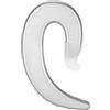 VBESTLIFE Cuffia Bluetooth Auricolare a Conduzione Ossea Wireless Indolore per L'uso a Mani Libere (Argento)