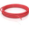 DCSk 10mm² - 10m - Cavo per autoveicoli tipo FLRY B asimmetrico 10 mm² - Filo elettrico per auto, autocarro, moto, Lunghezza Bobina 10 m, Rosso
