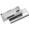 LQXQ RD75 Pro 75% Gaming Tastiera Quick Release Wireless Alluminio, VIA Tri-Mode Tastiera meccanica Custom Hot Swappable con RGB Creamy Keyboard per Windows/Mac/PC - Argento