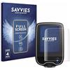 savvies 4 Pezzi Full-Screen Pellicola Protettiva per Freestyle Libre 2 Full Cover Pellicola Copertura [Trasparente, 3D Curved, Proteggi Schermo]