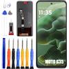 ERYNK Display LCD per Motorola Moto G35 5G XT2433-5 [con impronte digitali] [6,72 pollici] Display LCD Touch Screen Digitizer con set di attrezzi