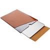 MISSMAO Pelle PU In Microfibra Resistente all'acqua con Feltro Laptop Sleeve Custodia Protettiva per 13.3 MacBook(version 2016) Notebook Ultrabook Tablet PC Chromebook Marrone Chiaro