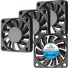 WINSINN Ventilatore DC 60 mm 12 V 6010 manicotto di raffreddamento senza spazzole 60 mm x 10 mm 2 pin (confezione da 4)