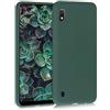 kwmobile Custodia Compatibile con Samsung Galaxy A10 Cover - Back Case per Smartphone in Silicone TPU - Protezione Gommata - verde muschio