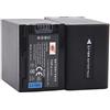 DSTE DE DSTE - Batteria di ricambio compatibile con Sony NP-FV100 DCR-SR15 SR21 SR68 SR88 SX15 SX21 SX44 SX45 SX63 SX65 SX83 SX85 HDR-CX105 CX110 CX115