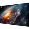 Anpollo Grande Mouse Pad Desk Mat 900 x 400 x 3mm Cool Sea Wave Texture Antiscivolo Base Wave Mousepad Bordi cuciti Tastiera Mouse Mat Desk Pad per Office Home Game - Onda mare grigia e bianca