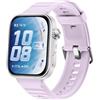 GIOPUEY Cinturini Compatibile con Huawei Watch Fit 5 Pro/Fit5/Fit4/4 PRO/Fit3, Morbido Silicone Cinturino [Resistente all'Usura] [Traspirante] - Purple
