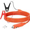 Lonnky Morsetto per accendisigari da 12 V, per Jackery, Bluetti, ancora, presa accendisigari da 14 AWG, adattatore per generatori solari e stazioni di alimentazione (2 metri)