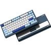 LQXQ RD75 Pro 75% Gaming Tastiera Quick Release Wireless Alluminio, VIA Tri-Mode Tastiera meccanica Custom Hot Swappable con RGB Creamy Keyboard per Windows/Mac/PC - Blu