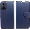 KEJI Cover Custodia per Motorola Moto E13, Cover Custodiaa Libro in Pelle Portafoglio con Supporto Flip Caso Supporto Stand Chiusura Magnetica Motorola Moto E13, Elegante (BLU)