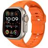 Hatolove Cinturino per Apple Watch Ultra 2 49mm, Sportiva Cinturini Silicone Morbido Compatibile con Apple Watch Ultra 2/Ultra 49mm 46mm 45mm 44mm 42mm iWatch Serie 10/9/8/7/6/5/4/3/Serie SE/(SE 2)