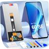 ARSSLY Display LCD per TCL 60 SE / 60 5G / 60R / 605 LCD Display per TCL 60 SE T517H 6,7 pollici LCD Display Schermo di Ricambio Touch Digitalizer Assembly con Riparazione Kit, Nero