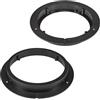 tomzz Audio 2834-003 Anelli per altoparlanti staffe adattatore compatibile con Mercedes Classe A W169 Classe B W245 Ford Mondeo porta anteriore per altoparlanti DIN 165mm