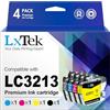 LxTek LC3213 LC3211 Cartucce compatibili per Brother LC3211 per Brother MFC-J497DW DCP-J572DW MFC-J491DW MFC-J890DW MFC-J895DW DCP-J772DW(nero, ciano, magenta, giallo, confezione da 4)