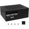 Geekworm Geekwrom X1100-C1 - Custodia in metallo per Raspberry Pi 5 & X1100 SATA HDD/SSD Shield