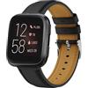Hatolove Cinturino in Pelle per Fitbit Versa 2, Comodo Cinturini in Pelle per Donne e Uomini Compatibile con Fitbit Versa 2/Versa/Versa Lite