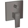 hansgrohe Metropol Miscelatore monocomando vasca ad incasso con maniglia a leva, cromo nero satinato, 32545340