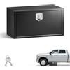 VEVOR Cassetta Porta Attrezzi Sottopianale per Camion Rimorchio Furgone, Cassapanca Portaoggetti Sotto il Pianale di Veicoli 914 x 457 x 457 mm in Acciaio con Serratura, Cassetta per Attrezzi Auto