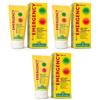 Farma Space NATURANDO - EMERGENCY PELLE 3 CONFEZIONI DA 50ML lenitiva, per punture d'insetto, rasatura, eritemi, dermatite - [KIT CON SAPONETTA NATURALE QUIZEN IN OMAGGIO]